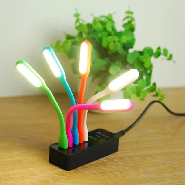 1pcs Portable Mini USB LED Light - Multi-color